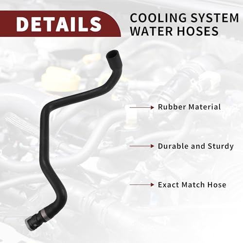 TUCKBOLD Cooling System Heater Hose Assembly for Ford Focus 2011-2015 High Sealing No.8V6118C553ADG | Engine Coolant Overflow Hose for Ford C-MAX 2010-2019 1 Pcs - Image 4