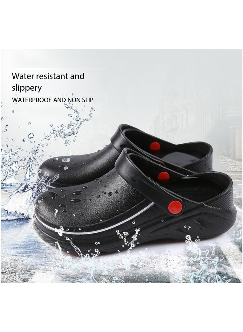 أحذية جراحية للجنسين، مناسبة للأطباء والممرضين والطهاة. مصنوعة من مادة EVA، هذه الأحذية مقاومة للانزلاق ومقاومة للماء، ومناسبة لغرف العمليات والمختبرات ومطابخ الفنادق. - Image 3