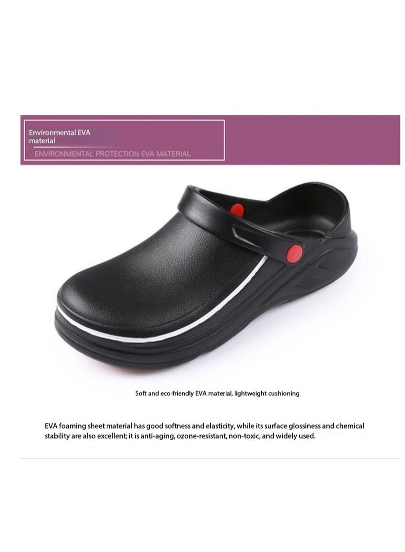 أحذية جراحية للجنسين، مناسبة للأطباء والممرضين والطهاة. مصنوعة من مادة EVA، هذه الأحذية مقاومة للانزلاق ومقاومة للماء، ومناسبة لغرف العمليات والمختبرات ومطابخ الفنادق. - Image 5