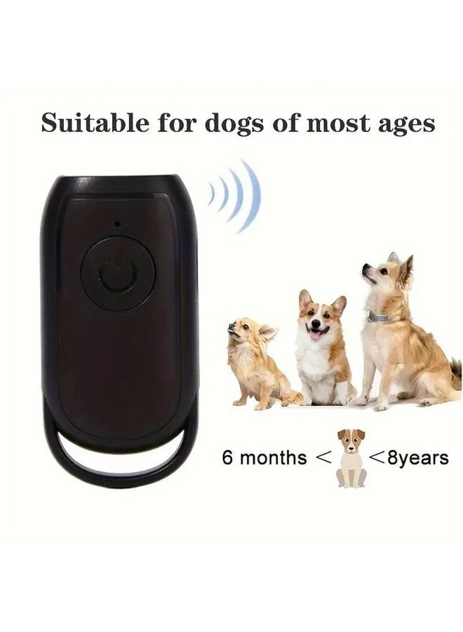 Black Dog Repellent Training Device USB Rechargeable Anti Barking Safety Solution - Image 4