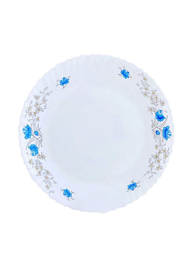 رويال فورد طبق للعشاء أبيض/أزرق 9.5بوصة - Image 1