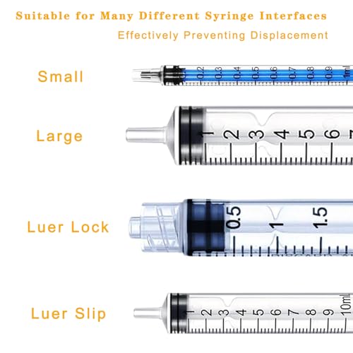 Veosor 23 Gauge 1 Inch Needle(100 Pack), Luer Lock Industrial Accessories Needles,Individually Wrapped(23G 1 inch) - Image 4