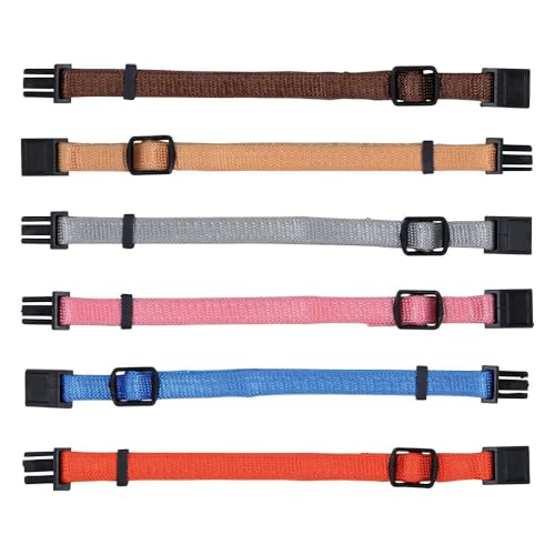Trixie Set of 6 Puppy Collars Light Colours - Image 1