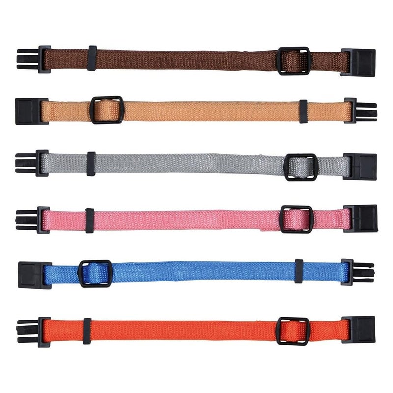 Trixie Set of 6 Puppy Collars Light Colours - Image 3