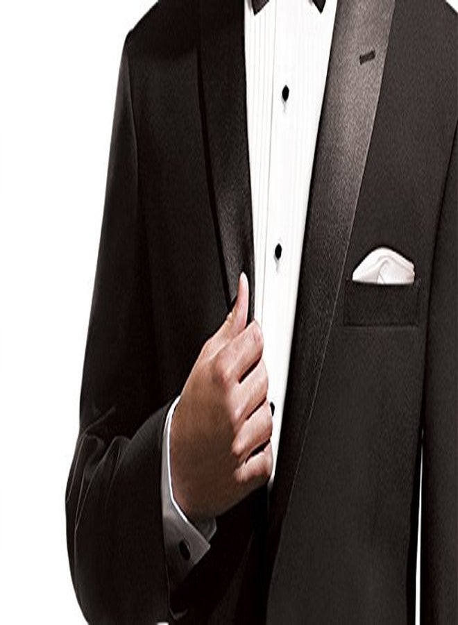 TRIPIN Cufflinks for Men Black and Silver Tuxedo Button Studs with Matching Cufflinks - Image 2
