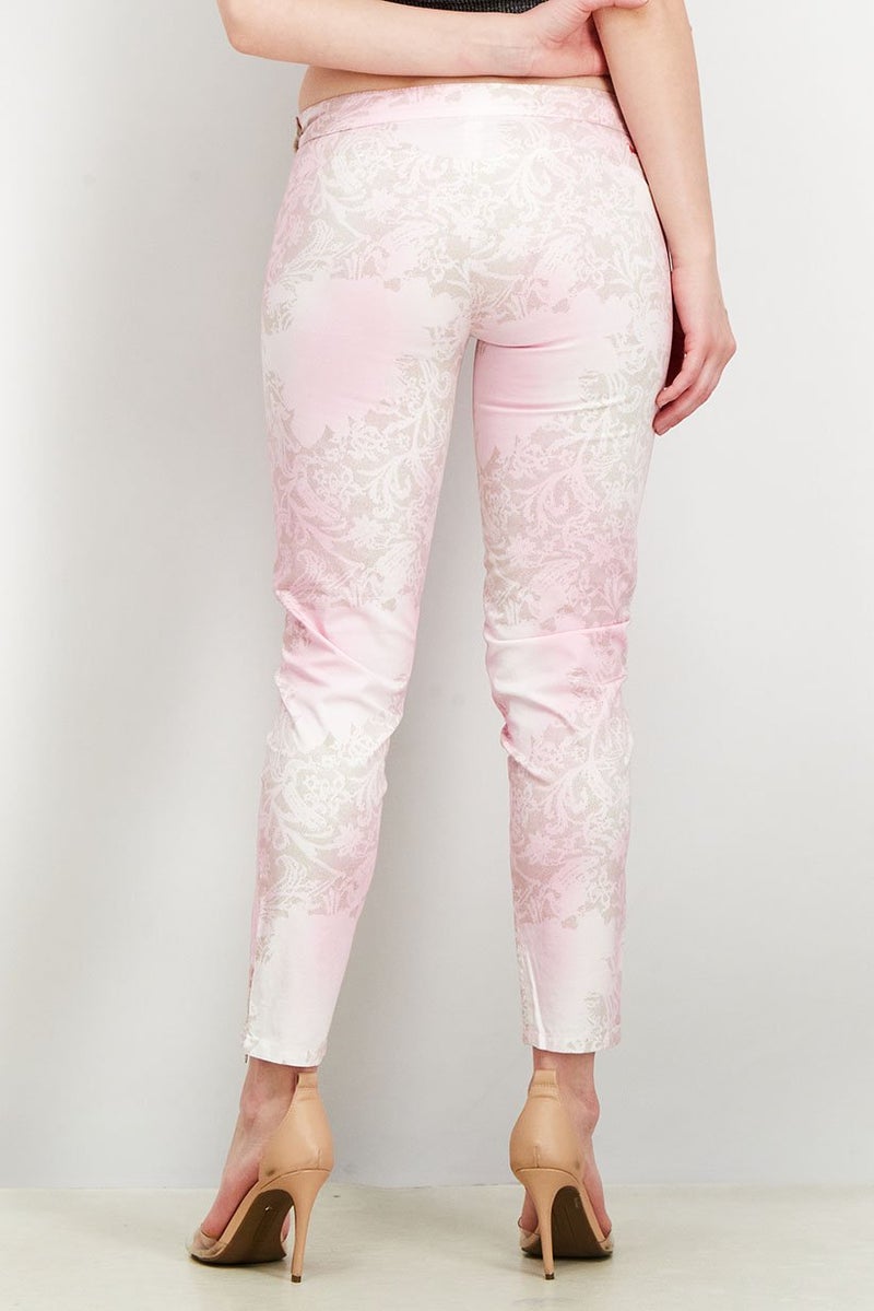 Harmont & Blaine Women Regular Fit Non Stretchable Pants, Pink - Image 4