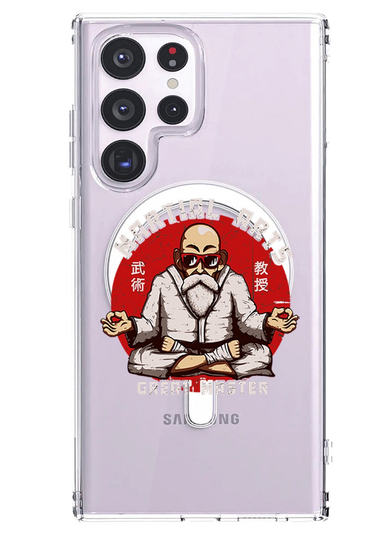 Theodor Magnetic Case for Samsung Galaxy S23 Ultra 6.8-inch Compatible with MagSafe Wireless Charging, Shockproof Phone Bumper Cover Martial arts copy - Image 1