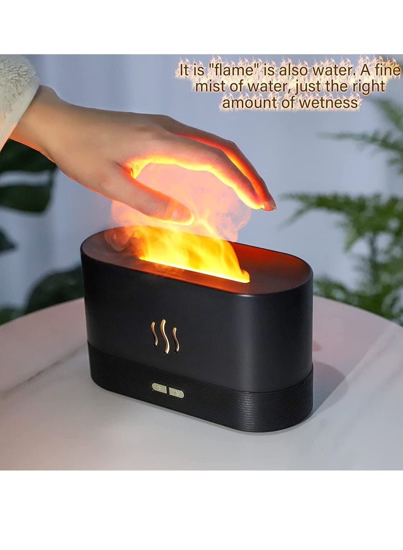 ELTRAZONE Flame Air Diffuser,Humidifier,Portable-Noiseless Aroma Diffuser for Home,Office or Yoga Essential Oil Diffuser with No-Water Auto-Off Protection - Image 2