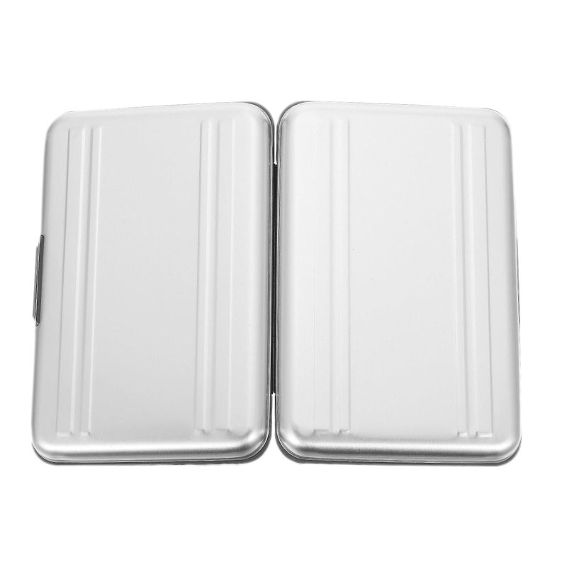 Shockproof Waterproof Memory Card Case Silver Gray Storage Organizer For Camera Travel - Image 2