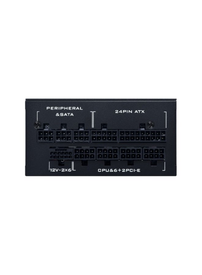LIAN LI SP Platinum 1000W SFX Power Supply, 80 PLUS Platinum, Fully Modular, ATX 3.1 & PCIe 5.1 Ready, 100% Japanese Capacitors, Smart 92mm FDB Fan, Compact SFX Form Factor, SFX-to-ATX Bracket, Black | SP1000P - Image 4