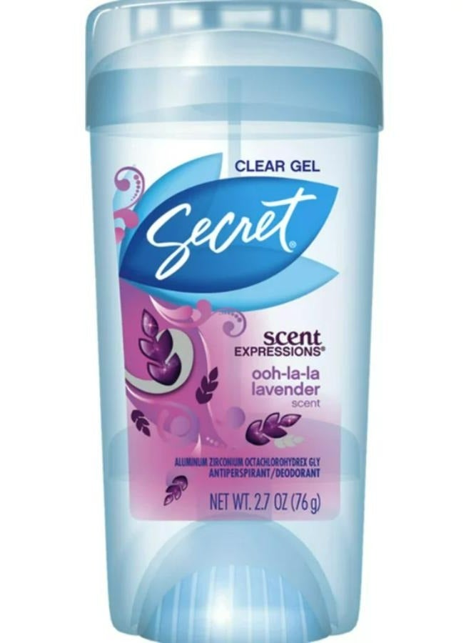 Secret Scent Expressions Oh La La Lavender Clear Gel Antiperspirant Deodorant 76g - Image 1