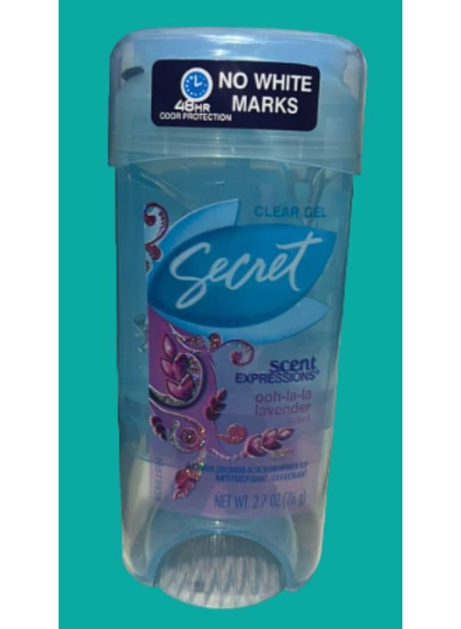 Secret Scent Expressions Oh La La Lavender Clear Gel Antiperspirant Deodorant 76g - Image 2