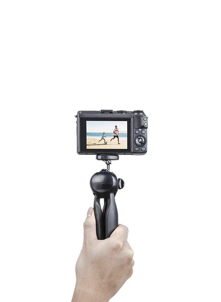 Mini Tripod for Phone DSLR Camera,  Phone Stand Holder with Holder Clip, Black  - Image 2