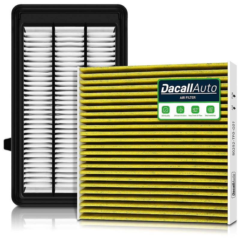 Dacall Engine Cabin Air Filter Set for Honda CRV CRV 15L Turbo 20172022 Civic 15L Turbo 20162021 Not for Hybrid Replace 172205AAA00 80292TF0G01 - Image 2
