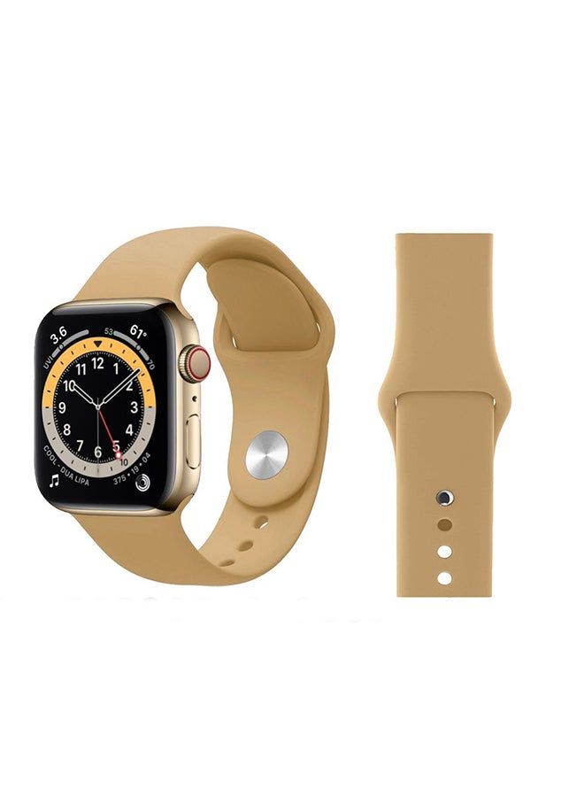 vesus Replacement Band For Apple Watch Series 6/SE/5/4/3/2/1 Walnut