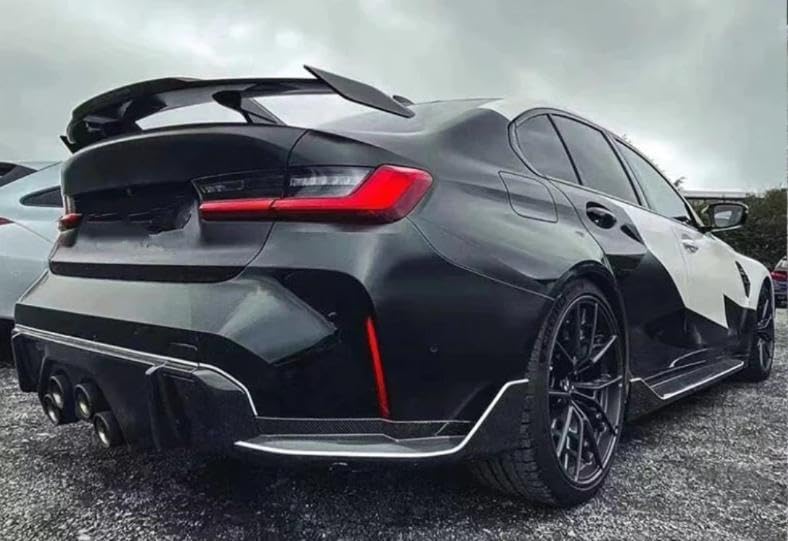 AUTO MT جناح خلفي من ABS لسيارات سباق السيارات جناح خلفي غطاء صندوق السقف واقي شفط للسيارة (جناح BMW (AS6).) - Image 4