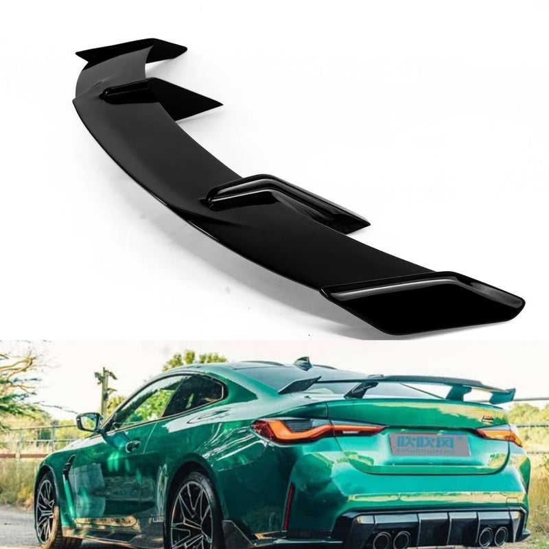 AUTO MT جناح خلفي من ABS لسيارات سباق السيارات جناح خلفي غطاء صندوق السقف واقي شفط للسيارة (جناح BMW (AS6).) - Image 1