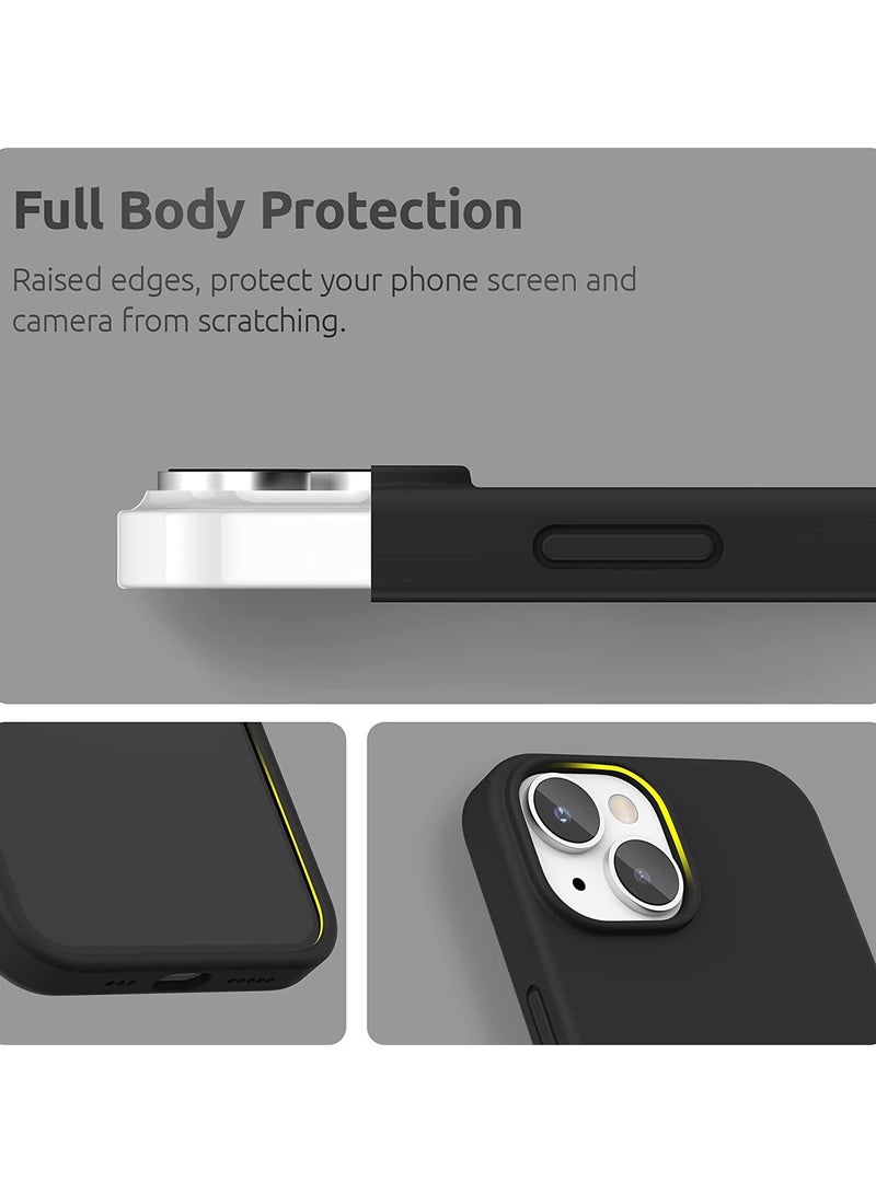 Magnetic Case Designed for iPhone 14 Case 6.1 inch (2022), Compatible with MagSafe, Liquid Silicone Phone Case for iPhone 14, Black - Image 2