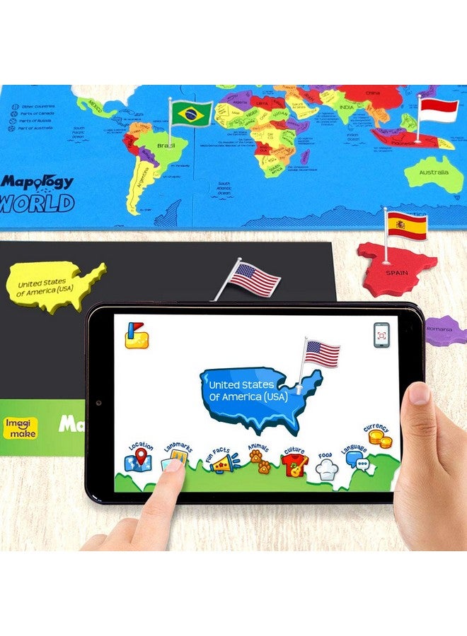 إيماجيميك لعبة مابولوجي وورلد آر من إيماجيميك - خرائط الحياة البرية بتقنية الواقع المعزز، لعبة تعليمية ووسيلة تعليمية تفاعلية للأولاد والبنات - ألعاب ستيم، متعددة الألوان، للأطفال - Image 1