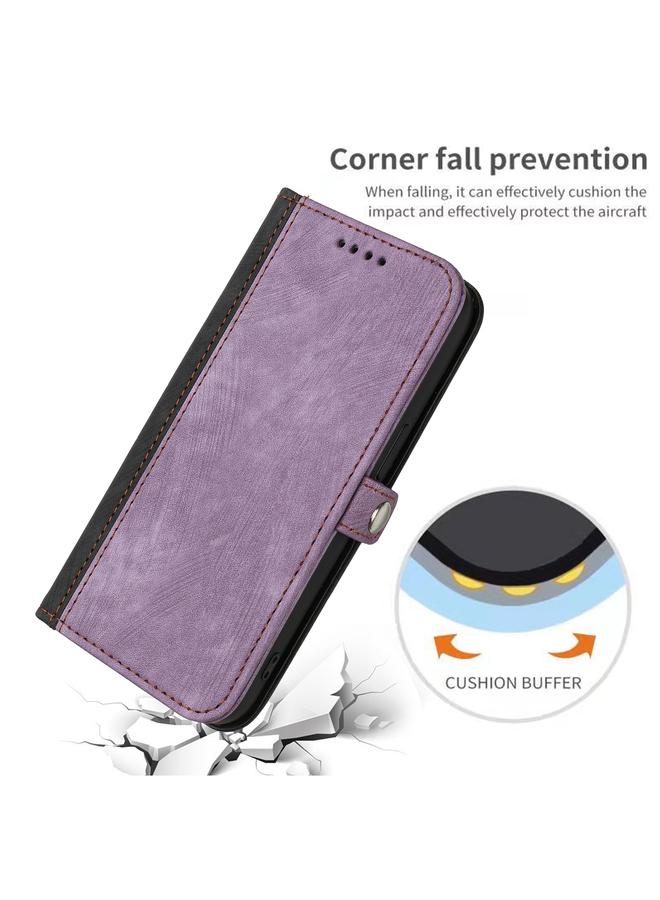 S-TOP Case For Samsung Galaxy S21+ 5G Side Buckle Double Fold Hand Strap Leather Phone Case - Image 5