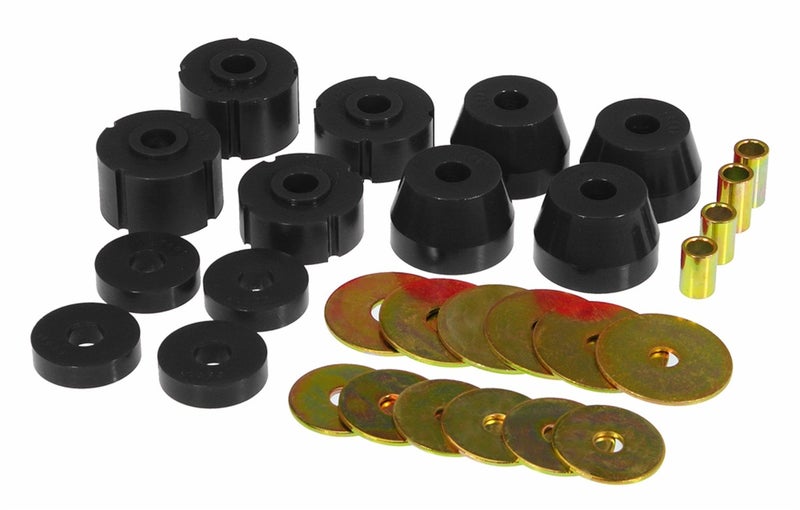 Prothane (4-102-BL) 72-85 Dodge Truck Body Mounts - Black - Image 1