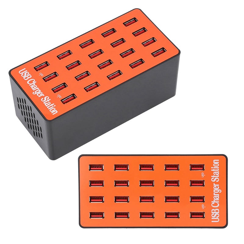 18A/5V Fast Charging 20 Port USB Hub Fast Heat Dissipation USB Charging Station - - Image 1