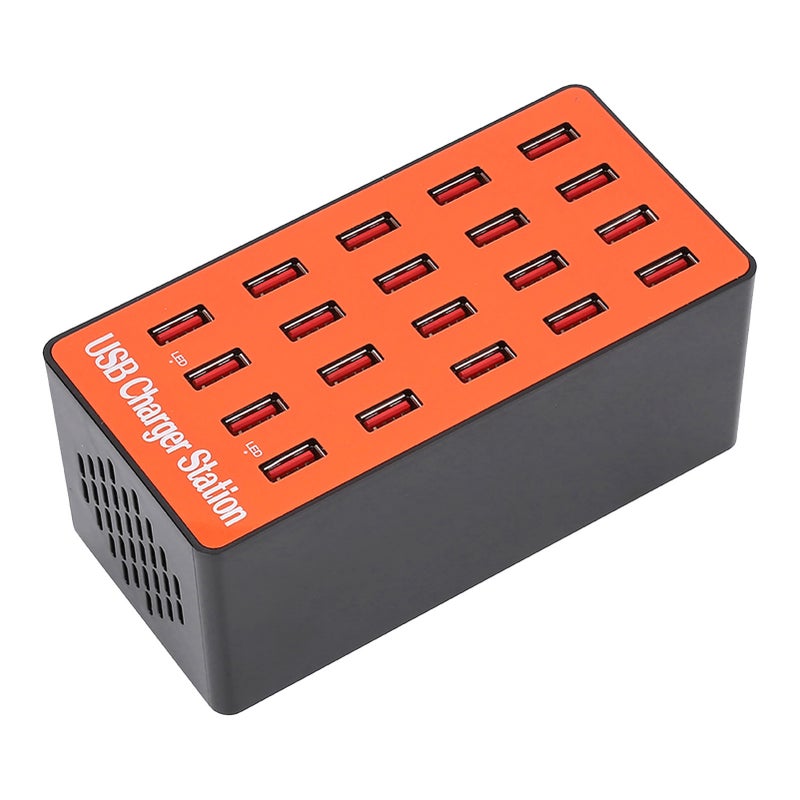 18A/5V Fast Charging 20 Port USB Hub Fast Heat Dissipation USB Charging Station - - Image 5