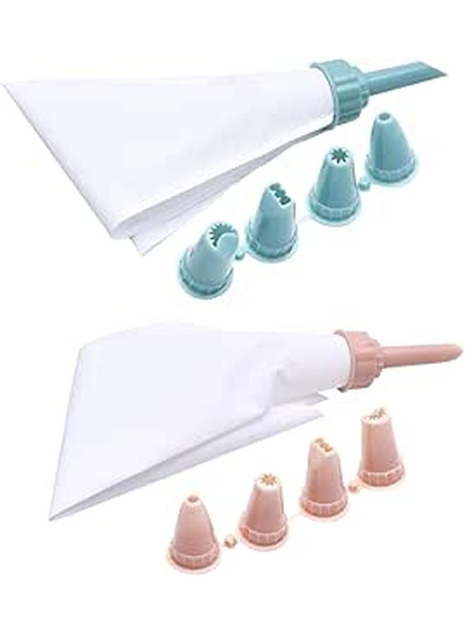 Reusable Icing Pastry Piping Bags Set of 2 Easy Clean for Cake Cookie Cream Decorating - Image 1