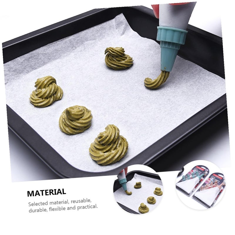 Reusable Icing Pastry Piping Bags Set of 2 Easy Clean for Cake Cookie Cream Decorating - Image 5