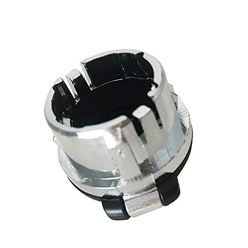 LECWOF Plug Cover Replacement 12V Power Outlet Dash Retainer Cigarette Lighter Plug Chrome Fit For Chevy Chevrolet Silverado GMC Sierra 1500 2500HD 3500 2007-2013 20983936 (2pcs) - Image 4