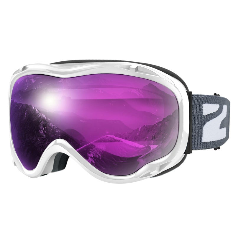 ZIONOR Lagopus Ski Snowboard Goggles UV Protection Anti fog Snow Goggles for Men Women Adult Youth - Image 1