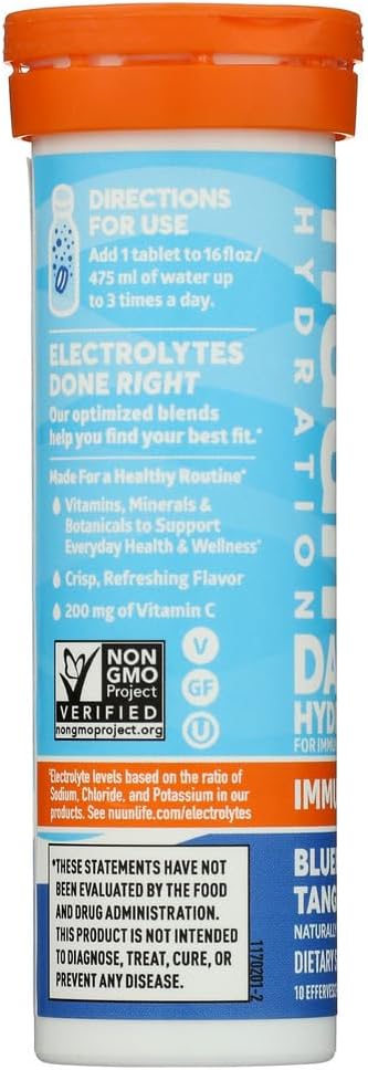 Nuun نيوون مناعة توت أزرق وماندرين 10 حبة - Image 3