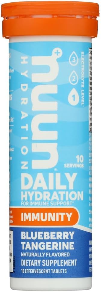 Nuun نيوون مناعة توت أزرق وماندرين 10 حبة - Image 1