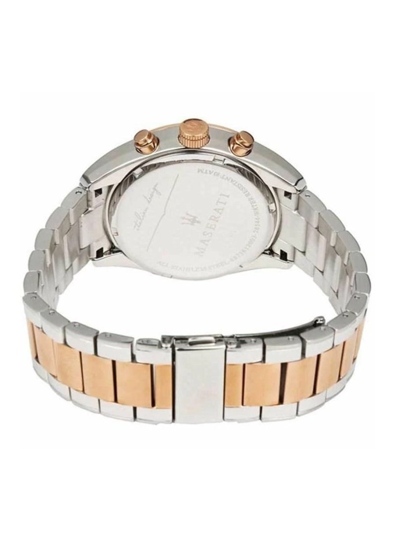 Maserati - Men's Traguardo Chronograph Brown Dial Stainless Steel Watch R8873612003 - 45mm - Image 1