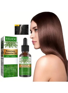 EELHOE Rosemary ESSENTIAL Oil Hair Growth Anti Hair Loss Fast Regrowth Essence Aromatherapy Repair Damaged Frizzy Thinning Scalp Hair Repairs Hair Follicles For Stimulate Hair Growth Nourish Scalp Str