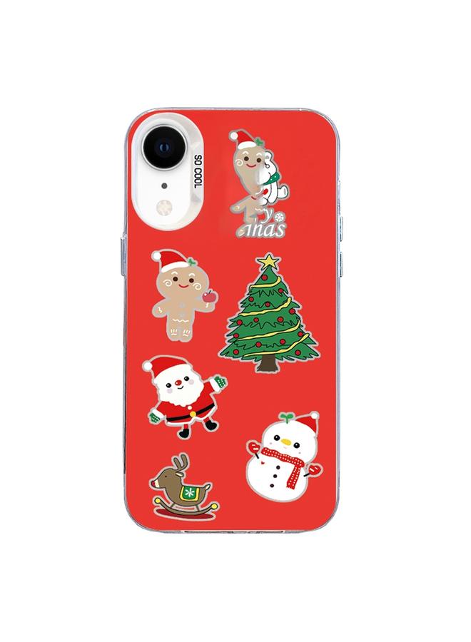 S-TOP Case For iPhone XR Christmas Series PC Full Coverage Pattern Phone Case - Image 1