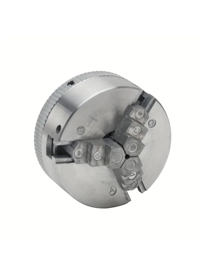 3 Jaw Mini Self Centering Wood Turning Lathe Chuck Set With Connecting Rod - Image 5