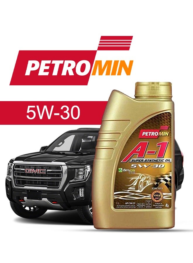 Petromin Engine Oil – For GMC Yukon V8 2013 - 2007, 6 Liter,  5w30 Petromin - With Engine Oil Filter - 2007 2008 2009 2010 2011 2012 2013