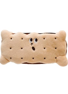 Kawaii Pencil Pen Case, Funny Biscuit Stationery Bag, Anime Stationery Pouch, High Capacity Stationery Case, Suitable for Students Teens Girls Boys
