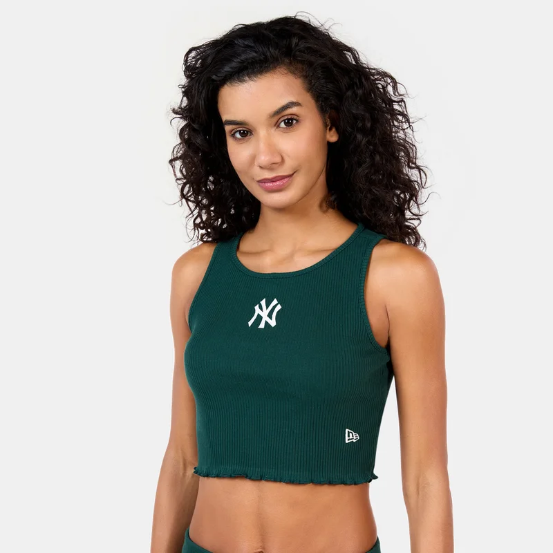 NEW ERA Women's MLB New York Yankees Ribbed Crop Top