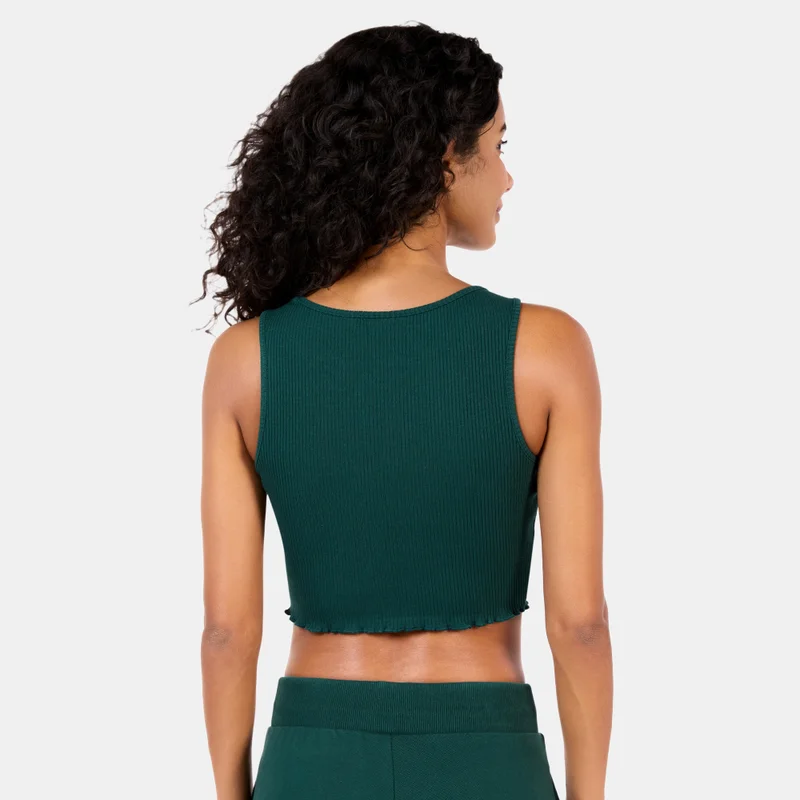 NEW ERA Women's MLB New York Yankees Ribbed Crop Top