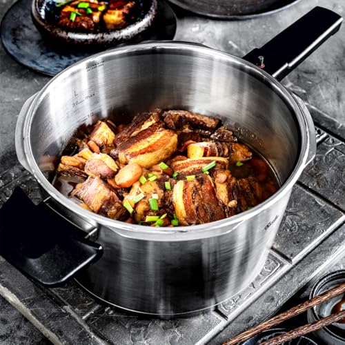 Fissler Vitaquick Premium 2 Piece Set, 2.6 Quart Pressure Skillet and 4.8 Quart Pressure Cooker - Image 2