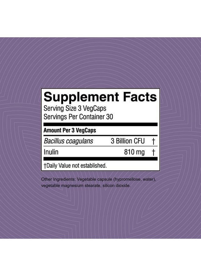 Nature's Sunshine - Nutribiome Bacillus Coagulans Probiotics 90 Capsules ; 3 Billion Cfu Of Bacillus Coagulans Probiotic Helps Defend Against Digestive Upset And Occasional Diarrhea Gas And Bloating - Image 1