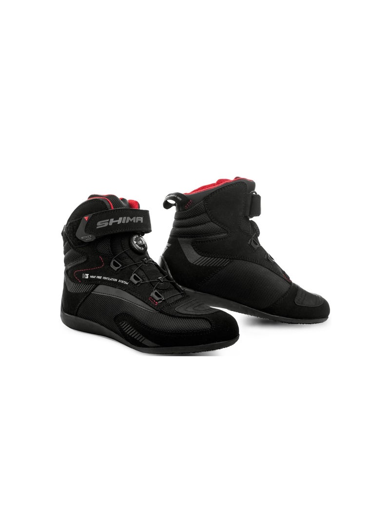 SHIMA EXO Vented Men's Motorbike Shoes Black - 910022 - Image 1