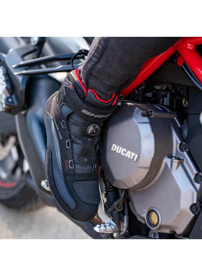 SHIMA EXO Vented Men's Motorbike Shoes Black - 910022 - Image 4