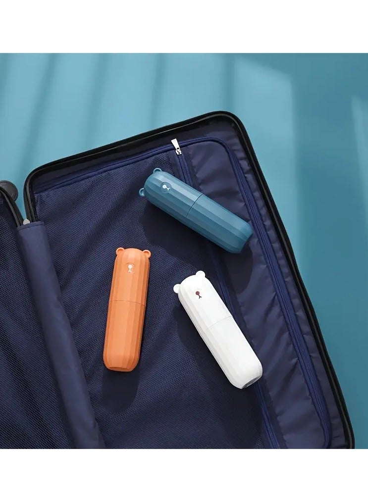 Goolsky 1pc Travel Toiletry Set Toothbrush Box Student Portable Storage Supplies Toothpaste Toothbrush Cup Household Mouthwash Cup, Canisters - Image 2