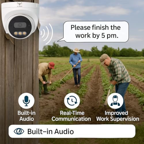 JK Vision 5MP 3 Dome IP Camera Combo with 3 Powerful LED, Night Vision, Built in Audio, 30M Range, 1 Year Warranty - Image 3