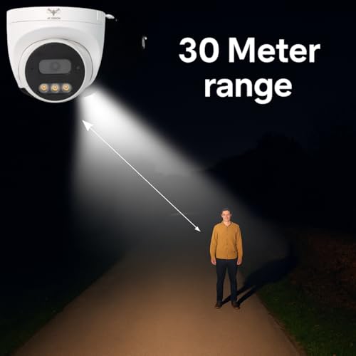 JK Vision 5MP 3 Dome IP Camera Combo with 3 Powerful LED, Night Vision, Built in Audio, 30M Range, 1 Year Warranty - Image 5