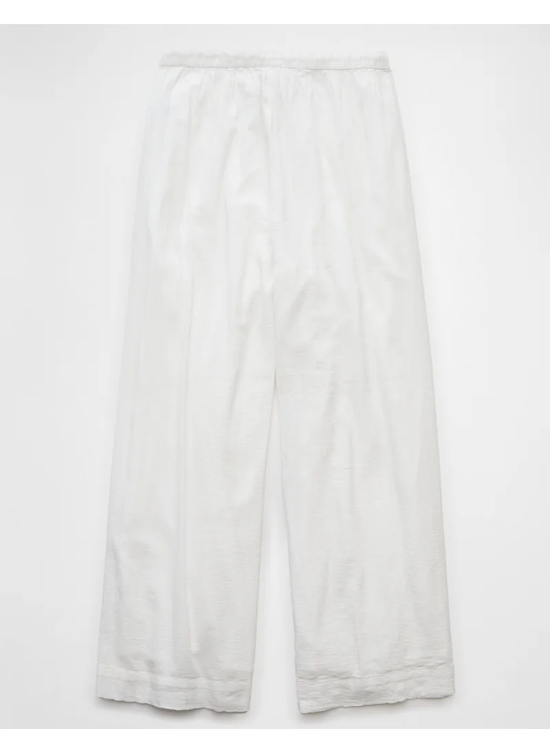 American Eagle AE High-Waisted Wide-Leg Gauze Pant