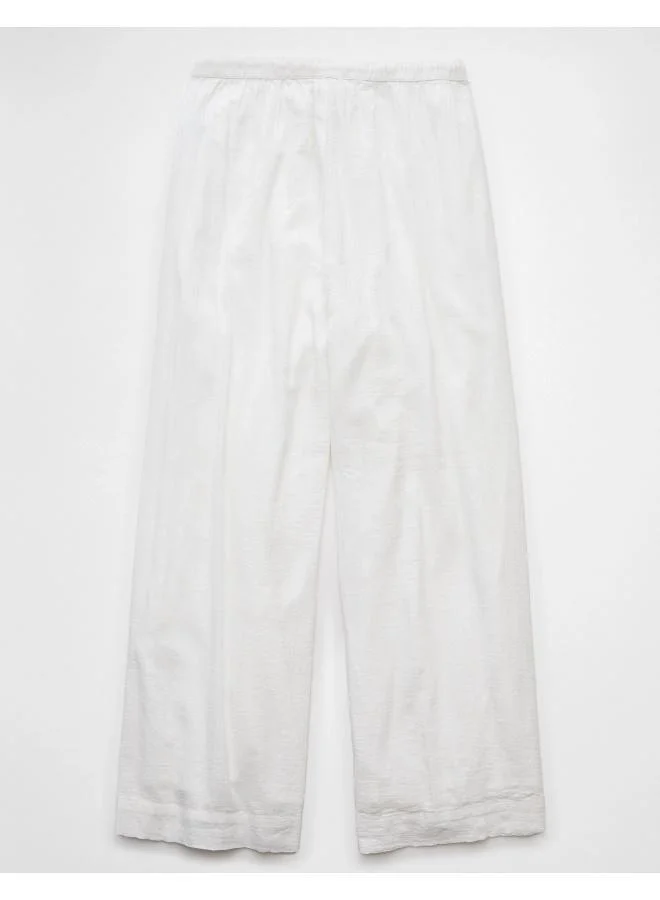 American Eagle AE High-Waisted Wide-Leg Gauze Pant